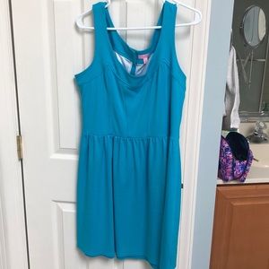 Lilly Pulitzer Solid Blue Dress